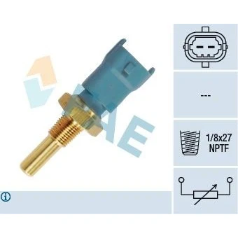 Bild av Sensor, kylvätsketemperatur, opel,vauxhall, 09117449, 1338469, 414 460 02 05, A414 05