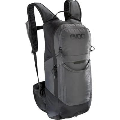 Bild av EVOC FR LITE RACE 10 ryggsäck med ryggskydd perfekt för endurotävlingar, (cykelryggsäck LITESHIELD BACK, SYSTEM AIR, verktygsfack, storlek: S), Carbon Grey/Black