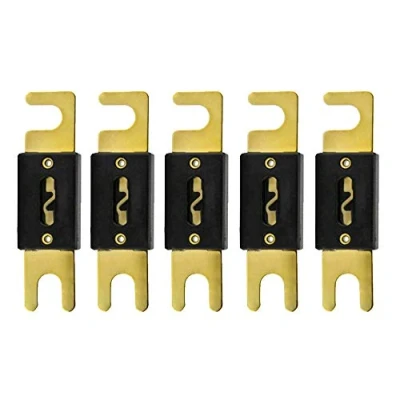 Bild av Mintice 5 x 80 A pläterad ANL säkring auto dubb säkringar 100 AMP guldblad billjud fordonsskydd säkerhet
