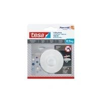 Bild av TESA 77781, inomhus, Verktygskrok, Vit, Plast, Självhäftande remsa, 0,5 kg