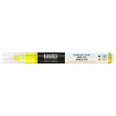 Bild av Liquitex 2 4 mm fin spets färgmarkör fluorescerande gul
