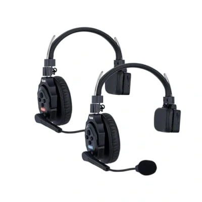 Bild av Rollei Xtalk X2 Intercom headset Flexibel, brusreducering, live ljud Upp till 350 m räckvidd, 20 timmars batteritid (Xtalk X2)