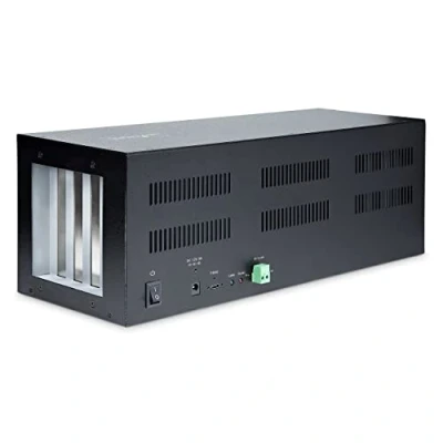 Bild av StarTech.com PCIe expansionschassi med 4 fack x2 värdkort, 2.0 10 Gbps, externa kortplatser för stationära datorer/servrar, PCI Express Expansion Box/Adapter, x1
