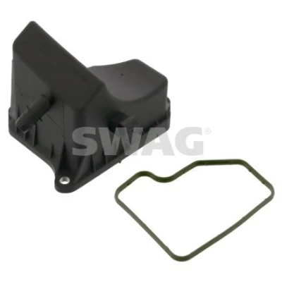 Bild av SWAG 10 94 9467 Oljeavskiljare, vevhusventilation med packbox MERCEDES BENZ: G klass SUV, CLK Cabriolet, S Sedan