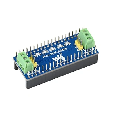 Bild av Waveshare 2 Channel RS485 Module for Raspberry Pi Pico Incorporates Transceiver SP3485 Using UART Bus