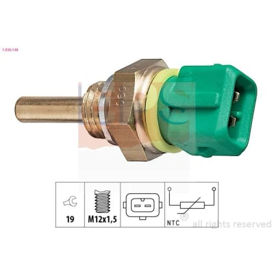 Bild av EPS 1.830.148 Sonde De Température Liquide Refroidissement Made in Italy OE Equivalent Bleu vert PEUGEOT: 405 II Berline, 306 3/5 portes