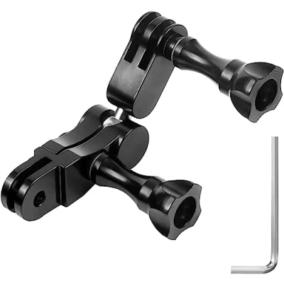 Bild av FAEFTY kulledsfäste för Gopro, aluminium 360 roterbar svängbar arm boll gemensam montering med skiftnyckel GoPro Hero 11, 10, 9, 8, 7, 6, 5, 4, Sjcam Yicam och andra actionkameror