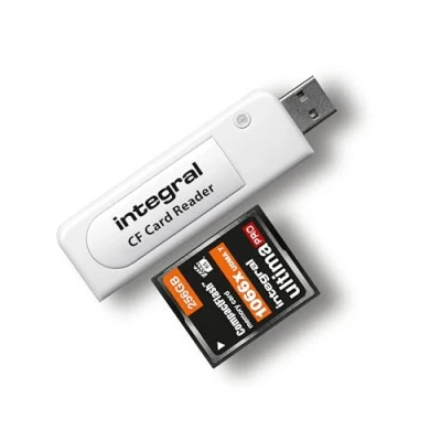 Bild av Integrerad kompakt Flash USB 2.0 minneskortläsaradapter Plug &amp; Play och kompatibel med Windows Mac