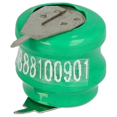 Bild av Vhbw Knappcellsbatteri typ V40H (NiMH, 40 mAh, 2,4 V pelare med 2 celler, stift tryckkontakt, laddningsbar