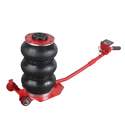 Bild av Aim Tools Air Bag Jack 3000kg 3 Ton Capacity Pneumatic Jack, Heavy Duty Fast Car Lift Triple Case, with Removable Handle and Two Wheels, for Automatic Tire Replacement Repair