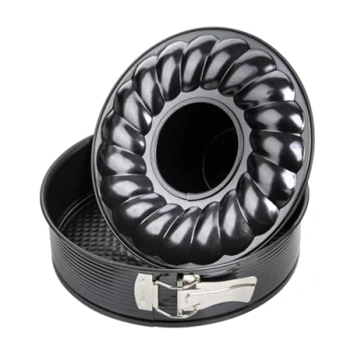 Bild av Moule à manqué et savarin double fond 24 cm Zenker Black Metallic ref. 6507