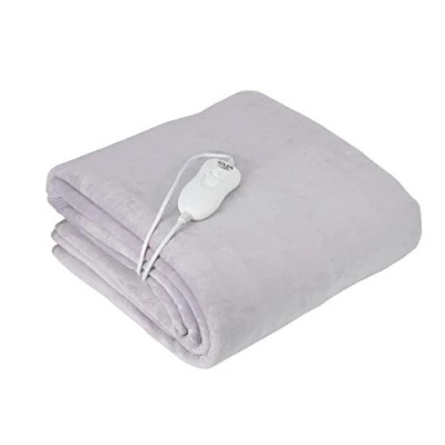Bild av Adler Värmande elektriska sängar, 60 W, 3 temperaturnivåer, tvättbar, 150 x 80 cm, överhettningsskydd, polarfleece, polyester, pärla