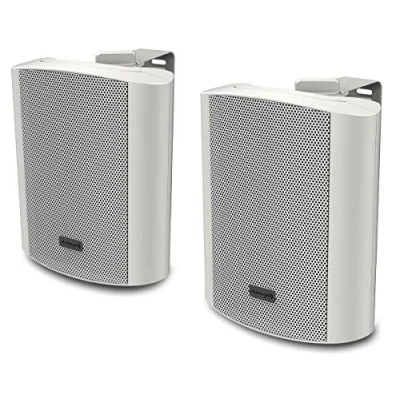 Bild av Audibax Pícolo PR 52W Passiva Hi FI hyllhögtalare par 2 vägs stereohögtalare 100 W högtalare väggfäste ingår 5 tums bashögtalare surroundljud
