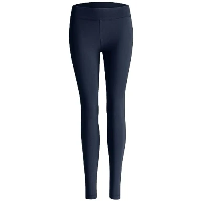 Bild av Bara Relax &amp; Go bekväma fritidsbyxor stretch bomull leggings, Mörkblå, L