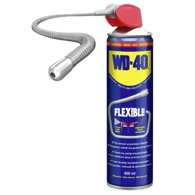 Bild av WD 40 multifunktionell produkt flexibel 400 ml, burk med böjligt sprayrör smörjmedel krypolja