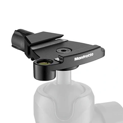 Bild av Manfrotto Traveler Top Lock Quick Release Adapter Arca kompatibel platthållare för Befree stativ, 494 och 496 kulhuvuden kompakt lätt aluminium MSQ6T, svart