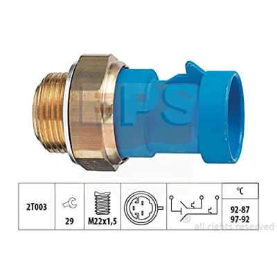 Bild av EPS 1.850.681 Interrupteur de température, ventilateur radiateur M22x1,5 Made in Italy OE Equivalent FIAT: Coupe, Uno 3/5 portes, Tipo portes