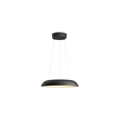 Bild av Philips Hue Amaze taklampa svart pendel (inkluderar en Dimmer Switch): White Ambiance, Zigbee &amp; BT, IP44, röststyrning via Amazon Alexa, Google Home, Siri