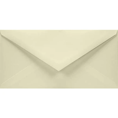 Bild av Netuno 25 kuvert elfenben DIN långa 110 x 220 mm 120 g Aster Smooth Ivory ädla våtlevande utan fönster högkvalitativa grädde DL för bröllopskort inbjudningskuddar