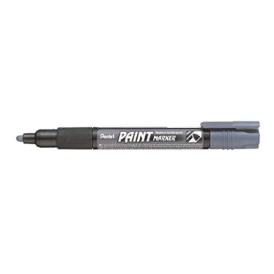 Bild av Pentel MMP20 NO permanent märkpenna, 2,0 mm rund spets, lackmarkör, 1 st, grå