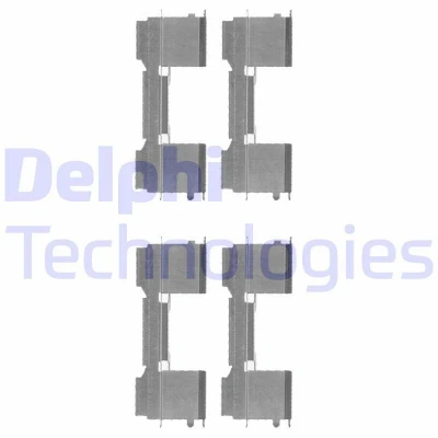 Bild av Tillbehörssats, skivbromsbelägg DELPHI LX0478