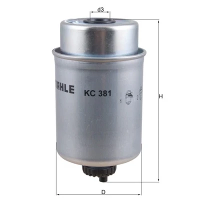 Bild av MAHLE ORIGINAL KC 381 Filtre à Carburant vissé