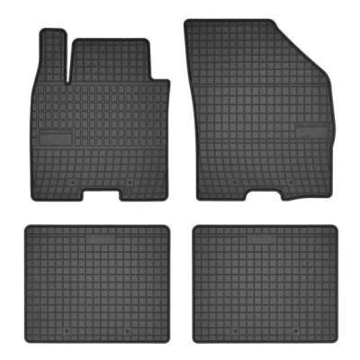 Bild av FROGUM 547129 Ensemble de tapis sol Caoutchouc avant et arrière 4 noir Sur mesure