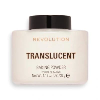 Bild av Makeup Revolution Loose Baking Powder Fixeringsspray &amp; puder, Storlek: 32 g, Translucent