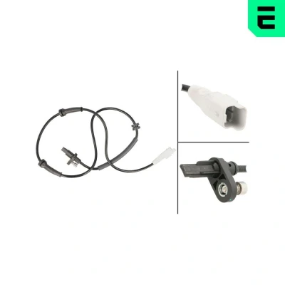 Bild av OPTIMAL 06 S279 Capteur ABS Essieu arrière gauche, droit Principe de Hall 915 26,5 CITROËN: C4 Picasso 1, Berlingo / First I