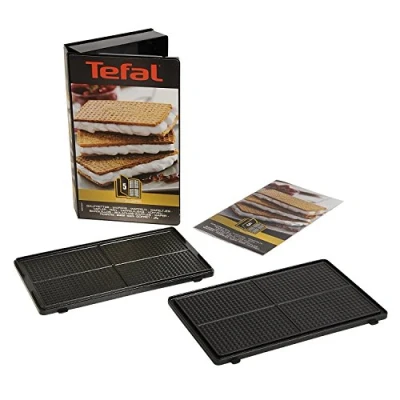 Bild av Tefal XA8005 Snack Collection platta våffel/Gaufrette nummer 5 lämplig för SW85XX Inkluderar receptbok praktisk förvaringslåda svart