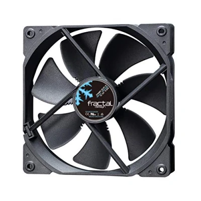 Bild av Fractal Design Dynamic X2 GP 14 PWM datorfläkt tyst fläkt högt luftflöde 140 x 25 mm 1700 RPM FDB lager Trip Wire aerodynamiskt formade struts Black Edition (single)