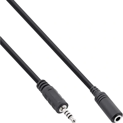 Bild av InLine 99308E adapterkabel 4 pol. 2,5 mm kontakt/4 3,5 uttag, 2 m