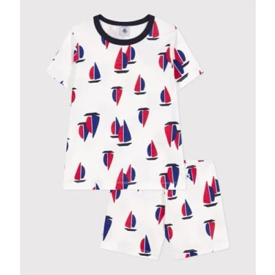 Bild av Petit Bateau Bauguste SET Pyjamas för barn, Storlek: 95, Marshmallow/multico