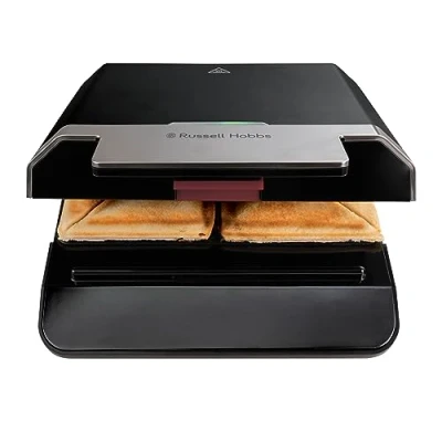 Bild av Russell Hobbs Smörgåsgrill [Hållbar Non Stick beläggning] Enkel Rengöring (Snabb uppvärmning, BPA fri, Kan förvaras vertikalt) 26800 5