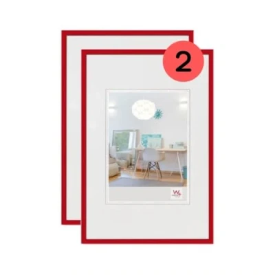 Bild av walther design New Lifestyle bildram, 2 pack röd, 15 x 20 cm