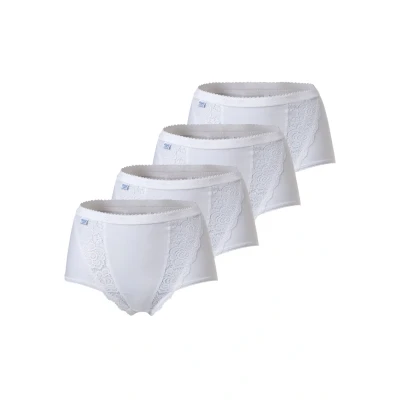 Bild av Sloggi dam Slip Chic Maxi 4p, Vit, 40