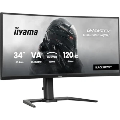 Bild av 34&quot; iiyama GCB3482WQSU B1 LED monitor curved