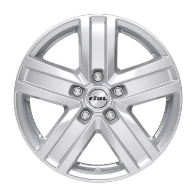 Bild av RIAL 5Trou 16Pouce 160mm Jante alu Transporter argent polaire TP65660FT11