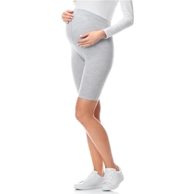 Bild av Be Mammy Dams 3/4 Moderskap Leggings Tights BE20 229(Melange, L)