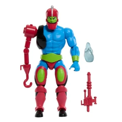 Bild av Masters of Universe Origins Cartoon Collection Osynlig Skeletor Actionfigur 80 tals TV serie 14 cm skurk transparent detaljerad design och ansiktsplatta JBM86