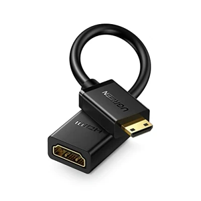 Bild av UGREEN 4K Mini HDMI Adapter till Adapterkabel Stöd 3D Kompatibel med Raspberry Pi Zero etc. 20cm