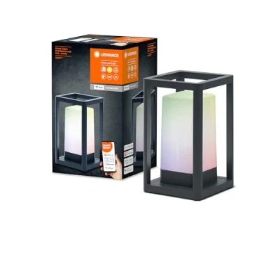 Bild av LEDVANCE Smart trädgårdsarmatur LED: för bord, SMART+ TABLE FRAME MULTICOLOR / 5 W, V, Varmvit, 3000 K, material: aluminium, IP44, Förpackning med 1
