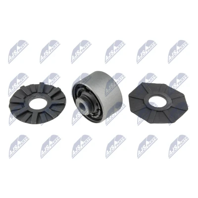 Bild av NTY ZTT NS 057A Silent Bloc De Triangle Essieu arrière supérieur, avant pour bras oscillant longitudinal NISSAN: Qashqai / Qashqai+2 I, 2