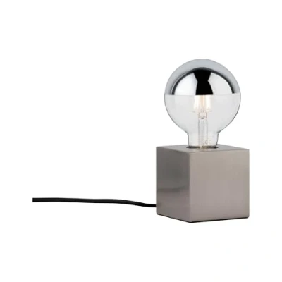 Bild av Paulmann 79730 Kura bordslampa max. 20 watt sänglampa borstat järn utan glödlampa metall E27