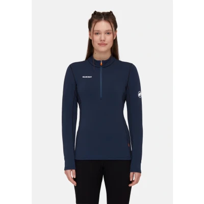 Bild av Mammut Aenergy ML Half Zip Pull Kvinna marin svart XS