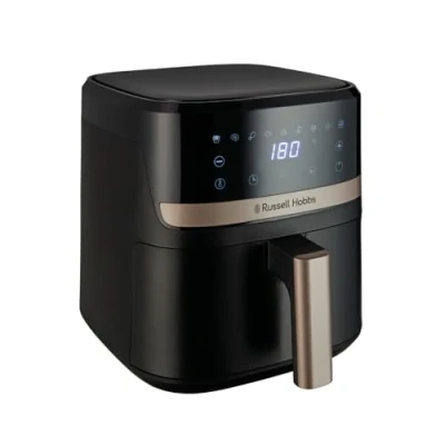 Bild av Russell Hobbs Air Fryer 4.3L [9 program, max 200C] (digital display, oljefri matlagning, automatisk avstängning, diskmaskinssäkra delar, 1300W) Satisfry 27610 56