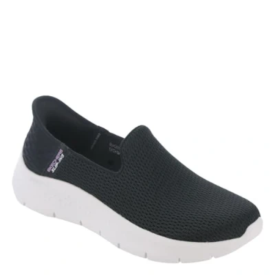 Bild av Skechers Performance GO WALK FLEX SLIP IN Promenadskor black/white, Storlek: 37.5, Black/white Textil