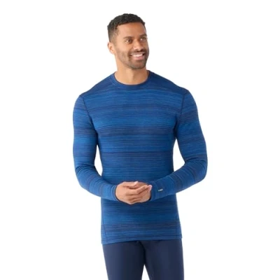 Bild av Smartwool Classic Thermal Merino BASE Layer CREW Undertröja, Storlek: Small, Deep navy color shift
