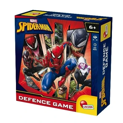 Bild av Lisciani Spider Man Defense Game brädspel fånga fiender anpassade instrumentbrädor att leka med familj eller vänner 2 till 4 spelare för barn från 6 år