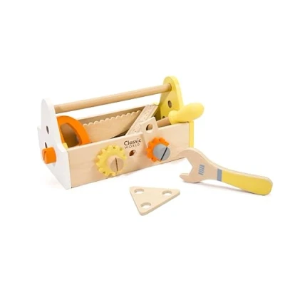 Bild av Classic World Wooden Carpenter&#039;s Set with Tool Box 18 pcs.